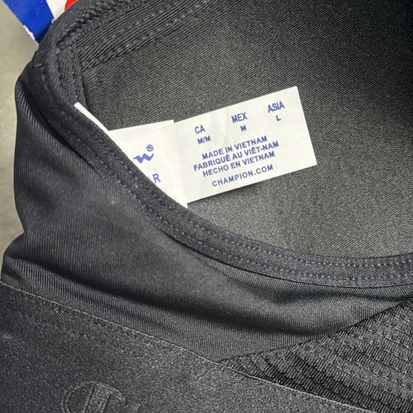 Champion Sports Bra, Curvy Bra, Moderate Support Bra Low Cut black Medium - Picture 6 of 7